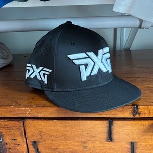 PXG Black Cap with White Logo